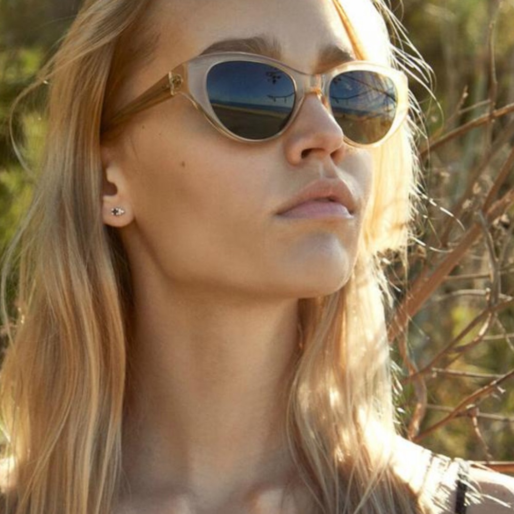 Garrett Leight Tan Sunglasses